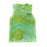 Green and blue Tie Dye Sensible Humans  Muscle Tank white background